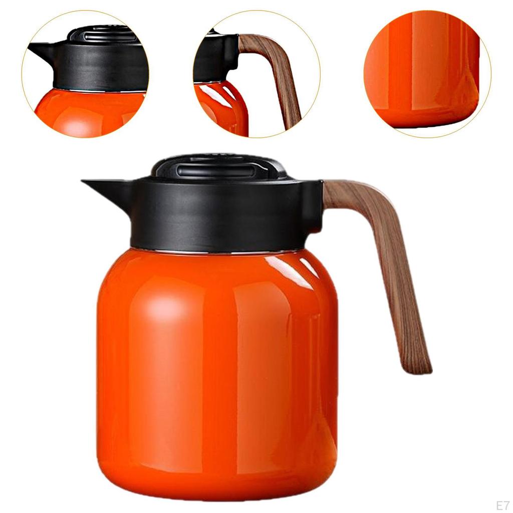 1200ml Coffee Carafe for Beverages, Portable Insulated Container Kitchen And Travel