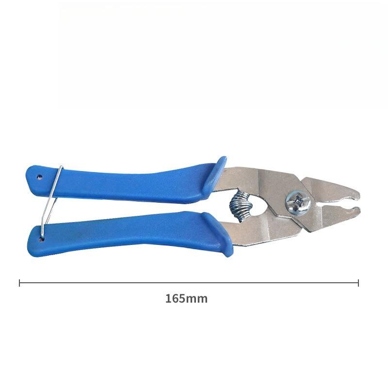 

Stainless Snap Pliers for Fence Fastening Decor Cage Clamp Hog Rings Pliers Poultry Cage Installation Tools M Nail Cage Pliers