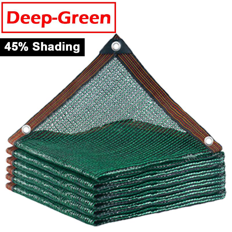 45% Shading Light Weight Sunshade Nets Garden Succulent Plants Sun Shelter UV Resistant Greenhouse Shading Cover Outdoor Awning