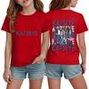 Boys Girls Short Sleeve T-Shirt for Kids Trendy Casual Top