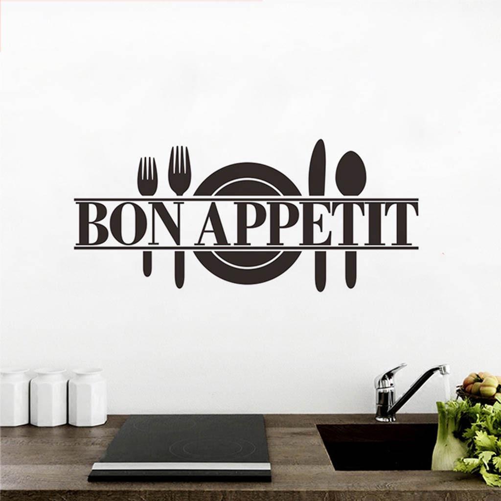 Adesivi Murali Parole Regole Cucina Caldi Rimovibili Decalcomania Decorazione Casa Vinile Arte Murale