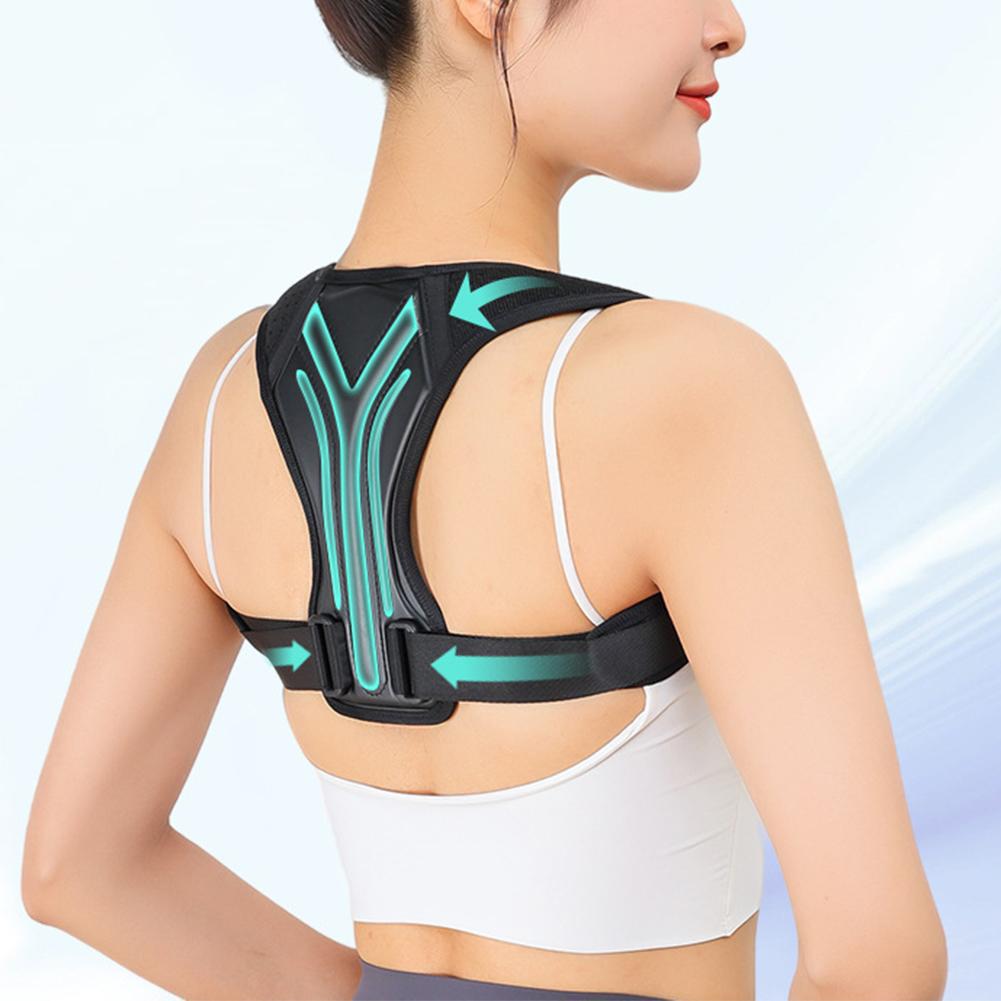 Verstellbarer Gürtel zur Korrektur der Rücken- und Schulterhaltung, Schlüsselbein-Wirbelsäulenstütze, um Ihren Körper zu Hause, Büro, Sport, oberen Rücken und Nacken zu formen