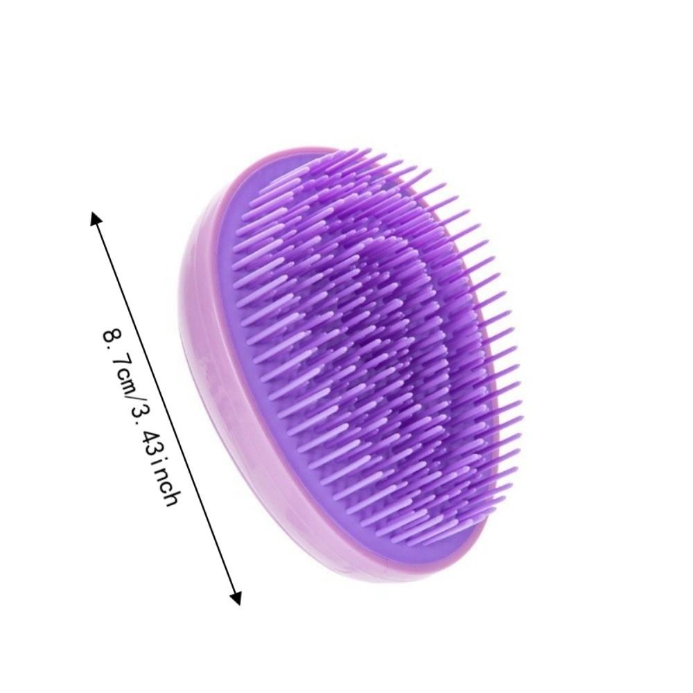 Mini Detangling Hair Brush Oval Scalp Massage Comb Portable Egg Round Hairbrush  Travel