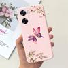 For OPPO A57 4G CPH2387 Case For OPPO A77 5G CPH2339 Soft Silicone Flower Phone Cover For OPPO A77S A57S A57e 2022 Funda TPU Bag