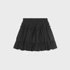 Leopard Print High-Waist Ruffled Skirt - Summer 2024 Women's Pleated Short Skirt with Elastic Waist