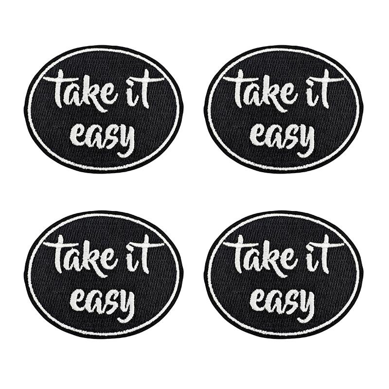 10pcs /Lots Western Cowboys Embroidered Patches Letter Patch Iron On Patches For Clothing Thermoadhesive Patches Jackets Hats Diy 