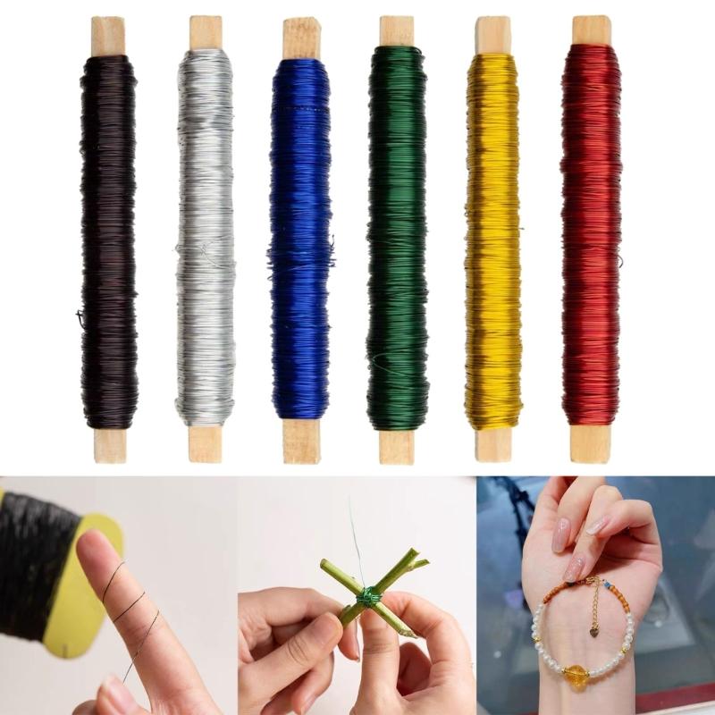 Wire Rolls for Jewelry Making Thin and Flexible Binding Wires Garden Flowers Plant Wire Practical Jewelry Making Tool