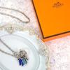 HERMES  950003FP  Necklace Silver/blue Metal Women