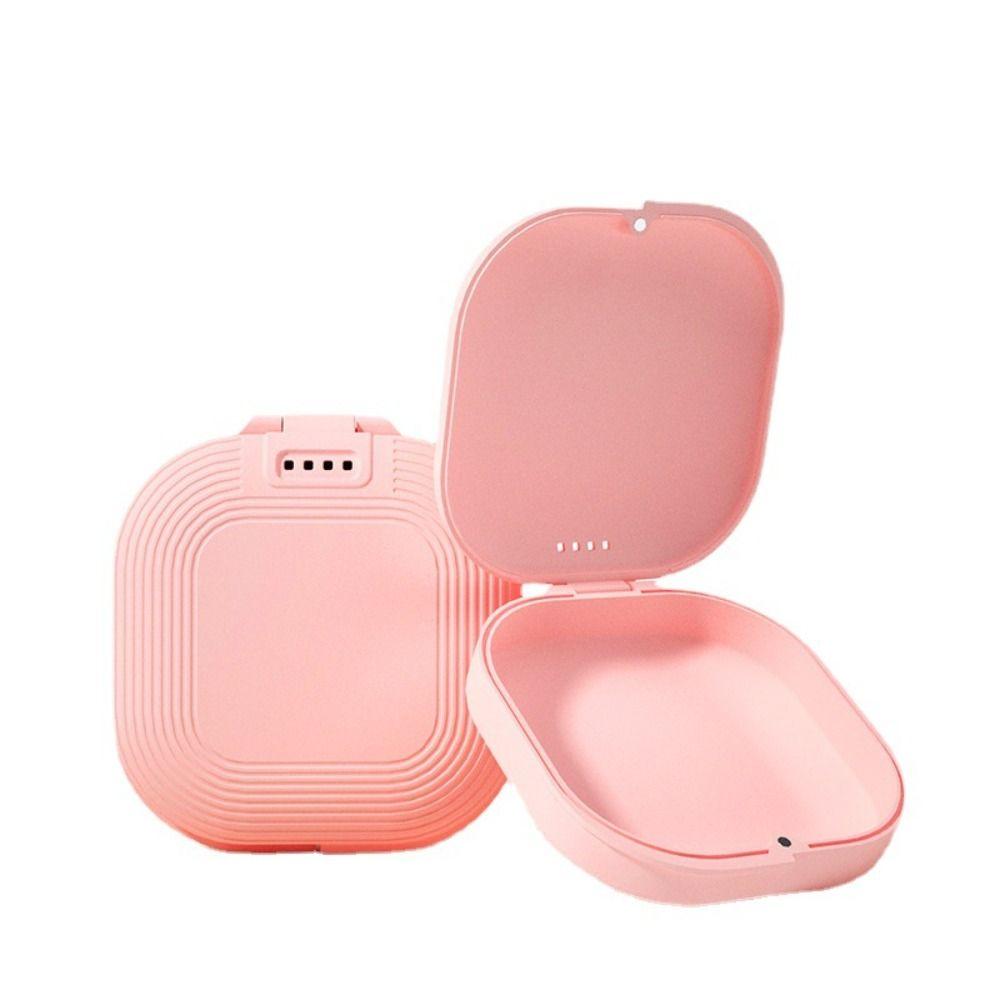 Plastic Fake Teeth Container Braces Box Orthodontic Retainer Box Denture Storage Box Dental Case