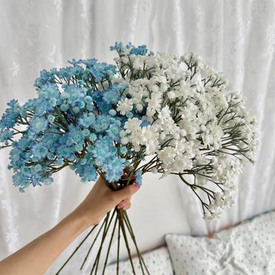 Artificial Baby's Breath Flower Mixed Fake Wildflower Gypsophila Bouquet for Wedding Floral Arrangement Party Home Decoration