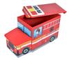 Fire Truck Storage Ottoman - Red