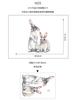 Easter Bunny Kids Room Wall Sticker Cute Removable Self-Adhesive Home Decoration for Childrens Nursery
