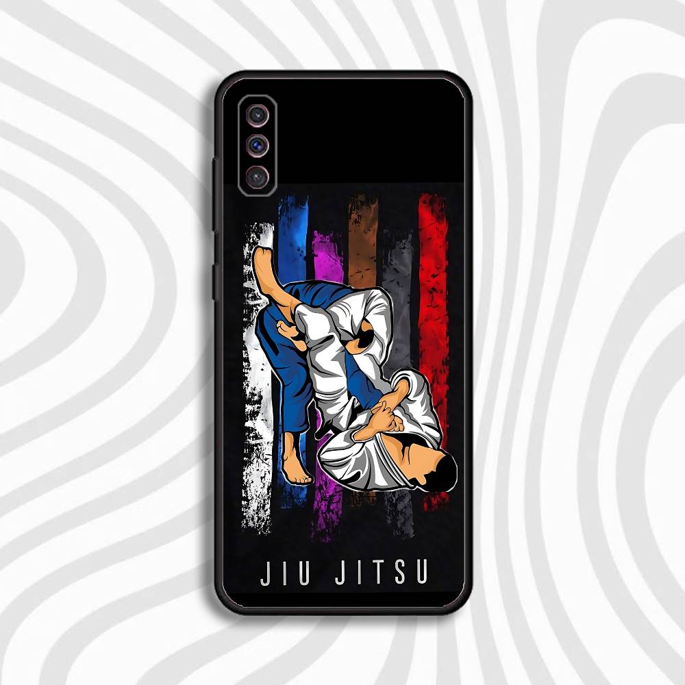 Brazilian Jiu Jitsu BJJ Phone Case For Samsung S10,S21,FE,S21,Note 20,S26,S25,S24,S23,Ultra,S9,S22,Plus Soft Black