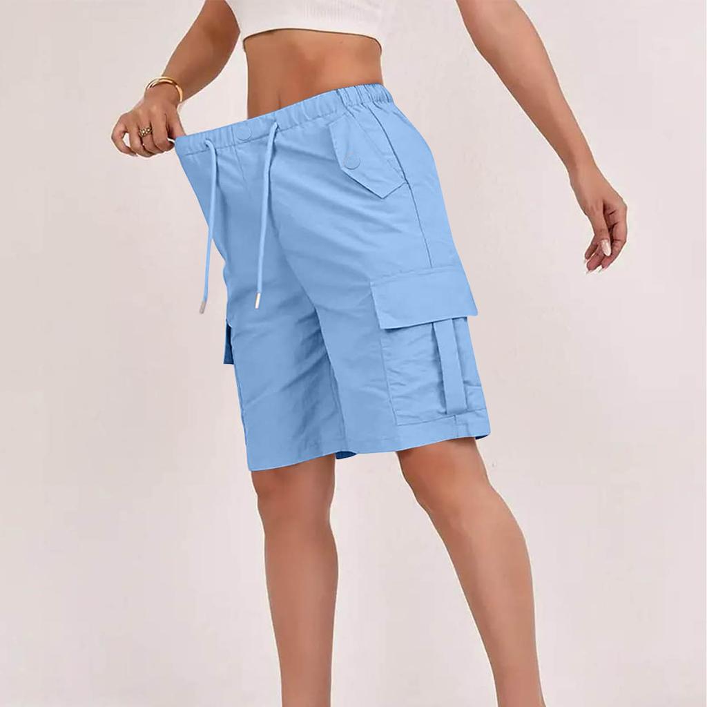 Shorts Casuais Femininos de Verão Macacão da Moda