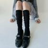 2026 New Women's Autumn and Winter Pure Cotton Long Socks Paired with Boots Design Sense Lace Calf Pile Socks