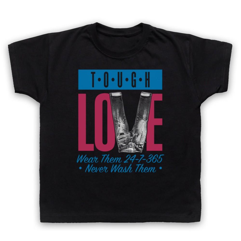 Джинсы Tough Love Ретро Винтажная Одежда Мода Детская Детская Футболка 2XL