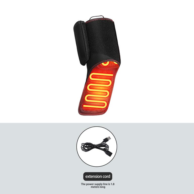 

Electric Foot Heat Massager Usb Powered 3 Massage Functions Ankle Sprain Relief Vibration Relaxation Ankle Protection Home Use UK-Plug