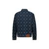 Evisu AW23 Eagle And House Flower Full Dye Printed Denim Jacket Men jackets Denim-Blue 2EAHTM3DJ1902LFCT