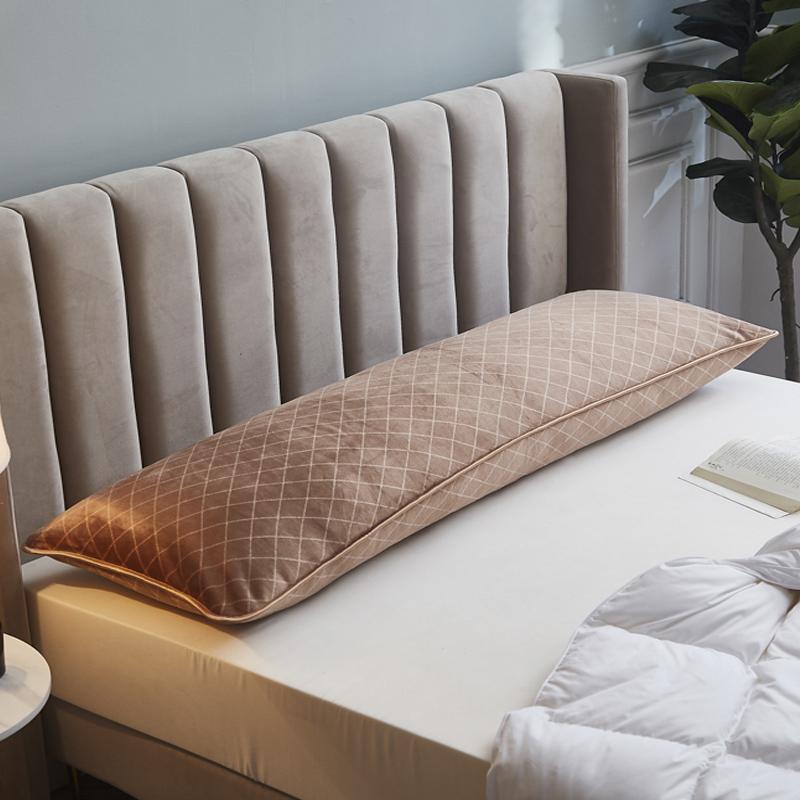 1Pcs Soft Flannel Long Pillow Case Large Size Comfortable Lover Sleeping Pillow Cover 120/150/180cm Bedding Body Pillowcase