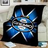 Gre-mio Football Badge Printed Throws Blanket Soft Flannel Blankets for Couch Bed Gifts for Men Women Picnic Blanket Christmas Gifts