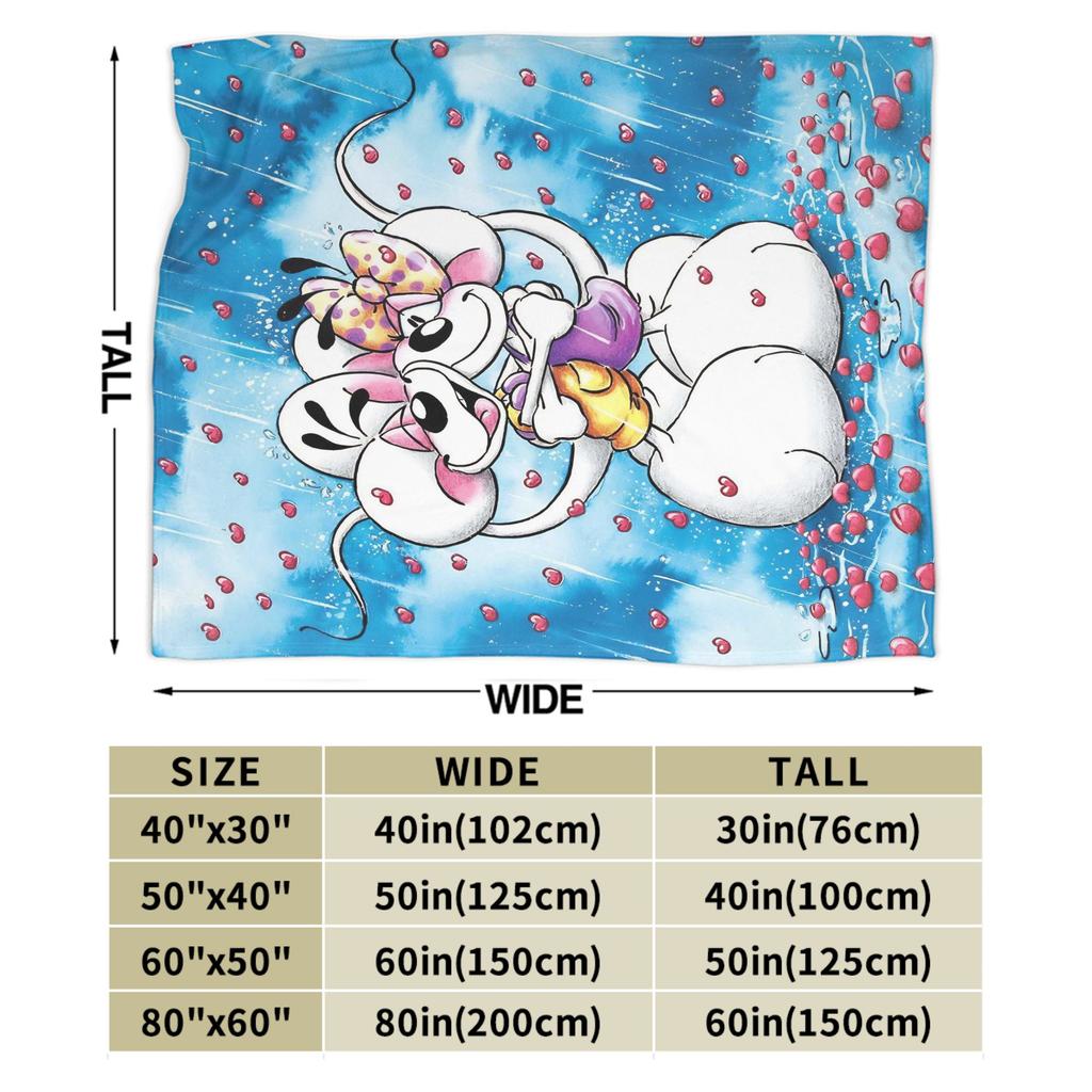Cartoon D-Diddl Soft Blanket  Students Plush Throw Blanket Funny Couch Bed Flannel Bedspread Sofa Bed Cover