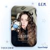 G.E.M. Star Idol Laser Badge & Brooch Pendant