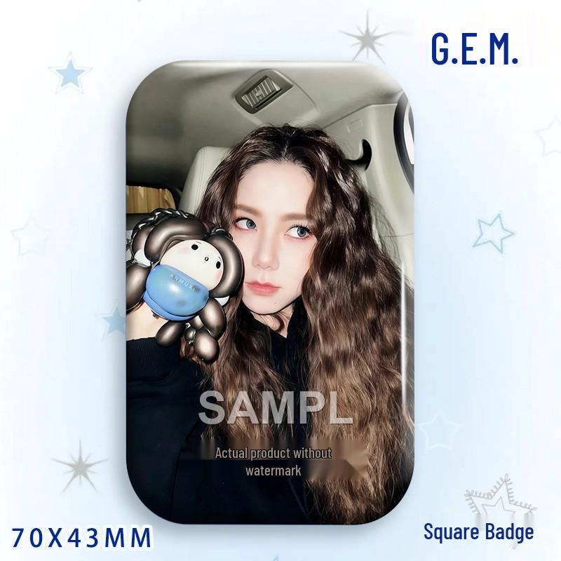 G.E.M. Star Idol Laser Badge & Brooch Pendant