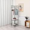 Floor-Standing Corner Garment Rack