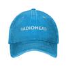 Radioheads Unisex Women Baseball Cap  Distressed Cotton Hats Cap Vintage Outdoor Activities  Adjustable Snapback Hat