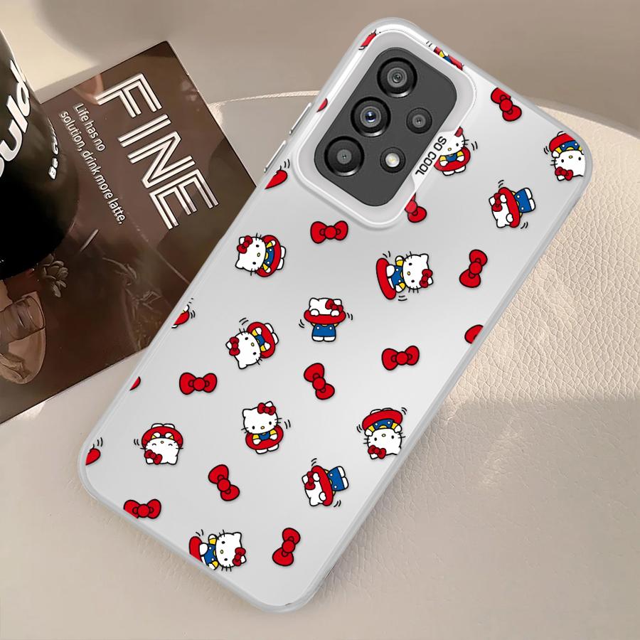 

Case for Samsung Galaxy A25 A73 A13 A16 A34 A23 A71 A12 A32 A36 A72 A54 A17 A52 A14 A56 Phone Cover Cute Hello Kitty Galaxy A14