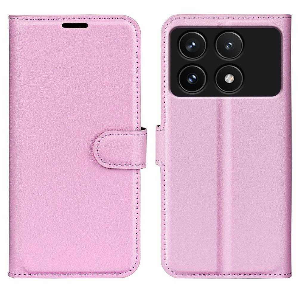For Xiaomi Poco F6 Pro 5G/Redmi K70 5G/K70 Pro 5G Case PU Leather Card Slots Pocket Stand Phone Cover