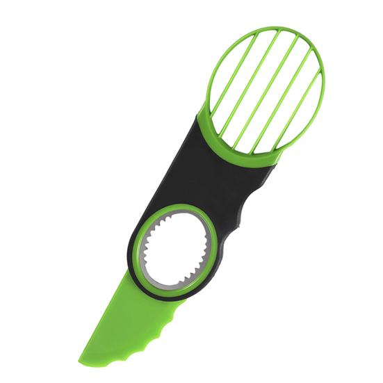 Авокадо Киви Слайсер с Удалением Косточки Нержавеющая Сталь Фрукторезка для Гуакамоле Салата Легкое Удаление Косточек Нарезка Можно Мыть в Посудомоечной Машине Незаменимый Кухонный Инструмент 1pc