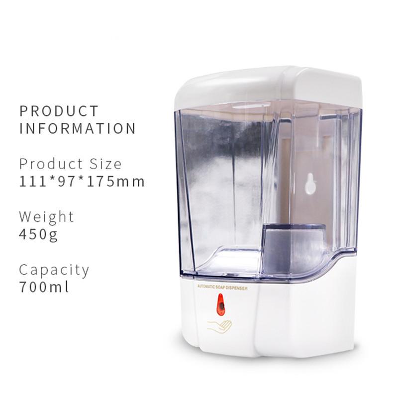 Factory Price Touchless Soap Dispenser Sensor Automatic Soap Dispenser Wall Mount белый
