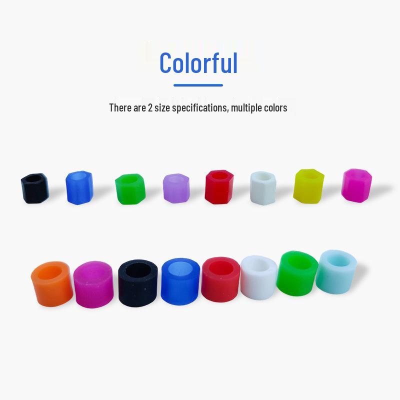 Dental Instrument Silicone Color-Coded Rings: High-Temperature Resistant Sterilization Marking Rings