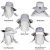 1Pcs Full Face Cover Sun Caps Sun Cap Summer Hat Outdoor Anti UV Hiking Hat  Women Men