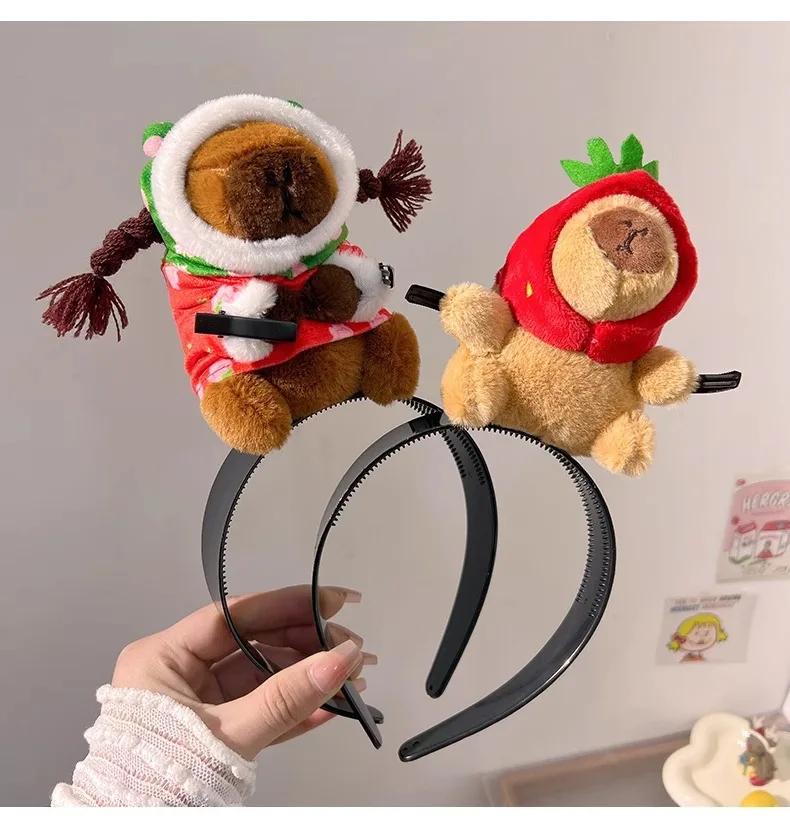 Capybara Haar Dekor Capybara Stirnband Geburtstagsgeschenk Kämm-Freak Spielzeug Geschenk für Kinder Haarschmuck Zubehör Partybedarf