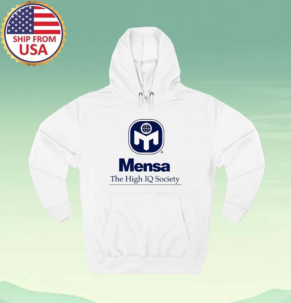 Mensa International Men#039;s White Size S to 3XL Unisex T-Shirt XXXXL