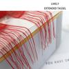 1Pc Tassel Lace Scarf Daily Commute Hair Tie Decoration Bag Flutter Holiday Event Belt Dinner Party Lace Flutter Multicolor