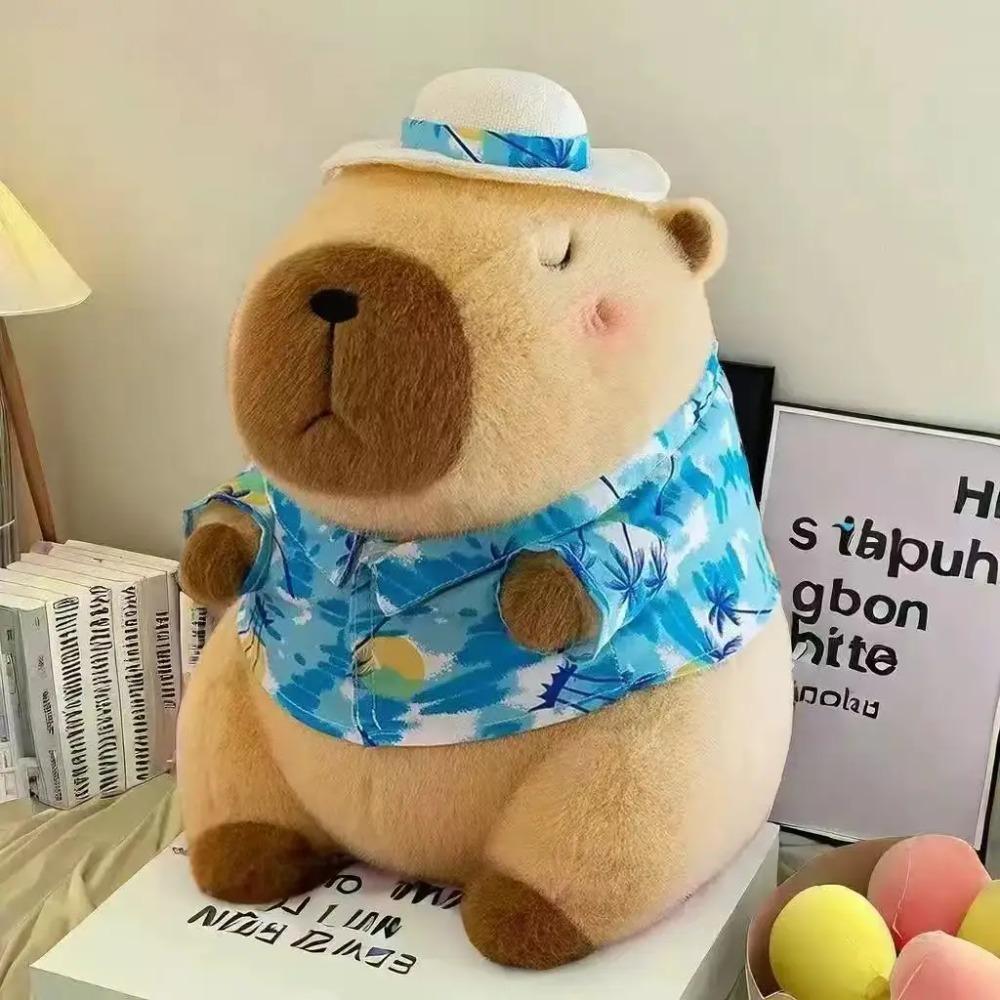 Peluche Capibara 23cm Simulazione Capibara Anime Giocattolo Morbido Bambola Carina Peluche Animali Giocattolo Bambola Morbida Regali di Natale Ringraziamento