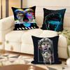 Funny Art D-David Statue Cushion Cover Soft Short Plush Pillow Cover Smooth Cozy Texture Aesthetic Cushion Case Home Decor