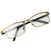 Unisex Blue Light Blocking Reading Glasses Metal Portable Elderly Presbyopic Glasses Bronze