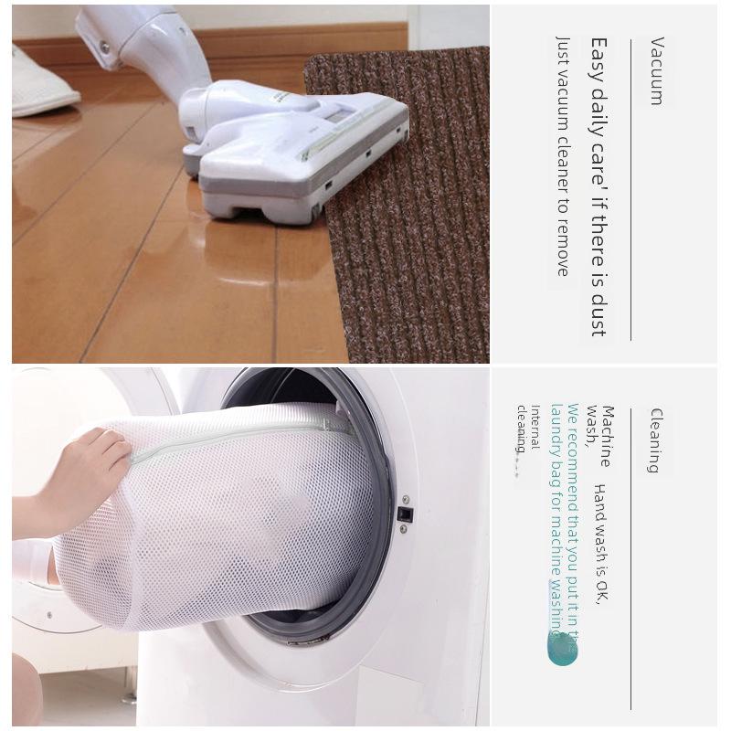 Klebstofffreie rutschfeste PVC-Treppenstufenmatten mit Doppelstreifen, wiederverwendbar und selbstklebend