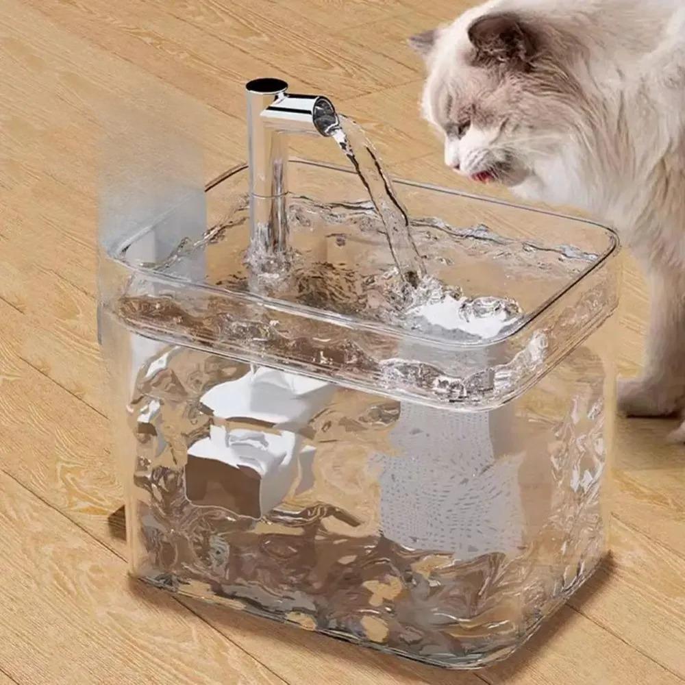 15L Fully Automatic Pet Water Dispenser USB or Plug In Smart Cat Water Dispenser Cat and Dog Water Dispenser