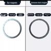 Premium Seamless MagSafe Phone Airbag Stand - Transparent, Detachable, Magnetic