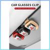 Auto Sun Visor Glasses Box Sunglasses Clip Card Ticket Holder Stand For Mitsubishi Lancer Lancer ASX Outlander 2 3 Pajero Mirage Exzos Pajero 4