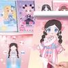 Diy Book Dress Up Sticker Book Cartoon Girl Makeup Show Sticker Book Princess Puzzle Toys Handmade Diy Sticker Toy Kids Gift