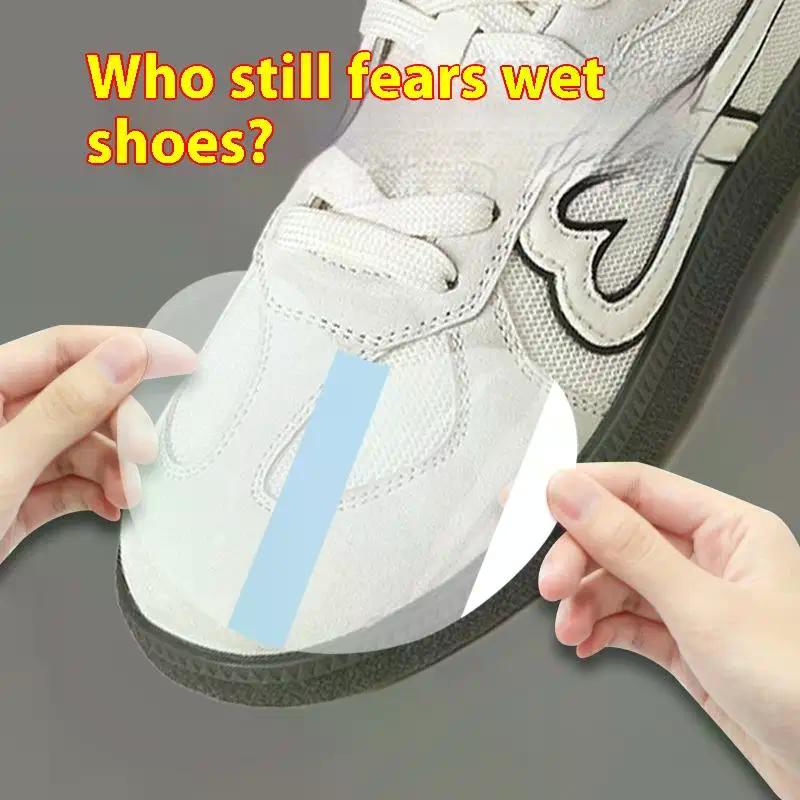 30/90 Stück Schuhspitzen Regenschutz Aufkleber Klare Folien Schuhspitze Fleckenentferner Abriebfest Schmutzabweisend Wasserdicht Schuh Aufkleber
