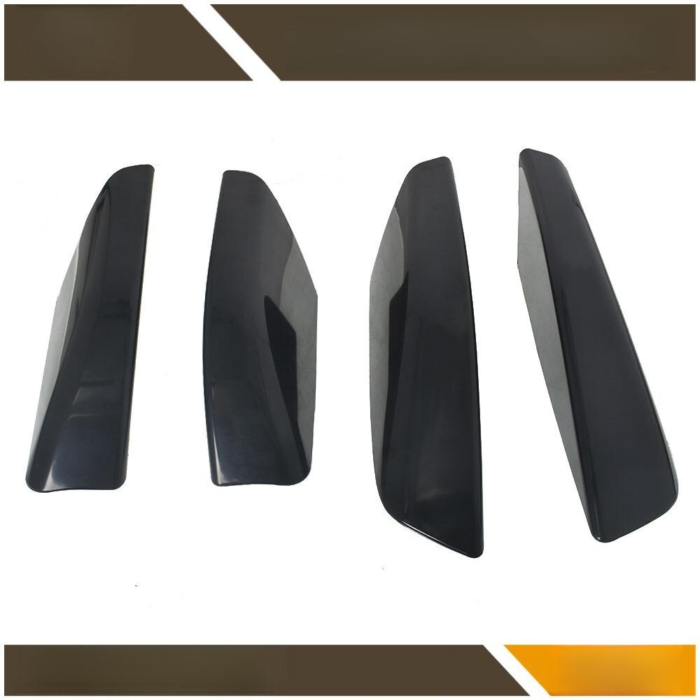 Black Roof Rack Rail End Cover Shell For Toyota 4Runner N210 2003 2004-2009 4PCS