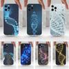 Science Biology DNA For iPhone Max,14,SE,12,15,Pro,17,Plus,11,XS,Mini,16,X,13,XR,Transparent Soft Cover Case