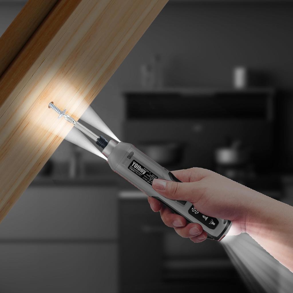 YOIbuy PRO Rechargeable Electric Max 300 Rotation Brake Max Electric Tightening Torque USB 2000 mAh LED Storage Case 3.6V Screwdriver, 5-Speed, RPM,